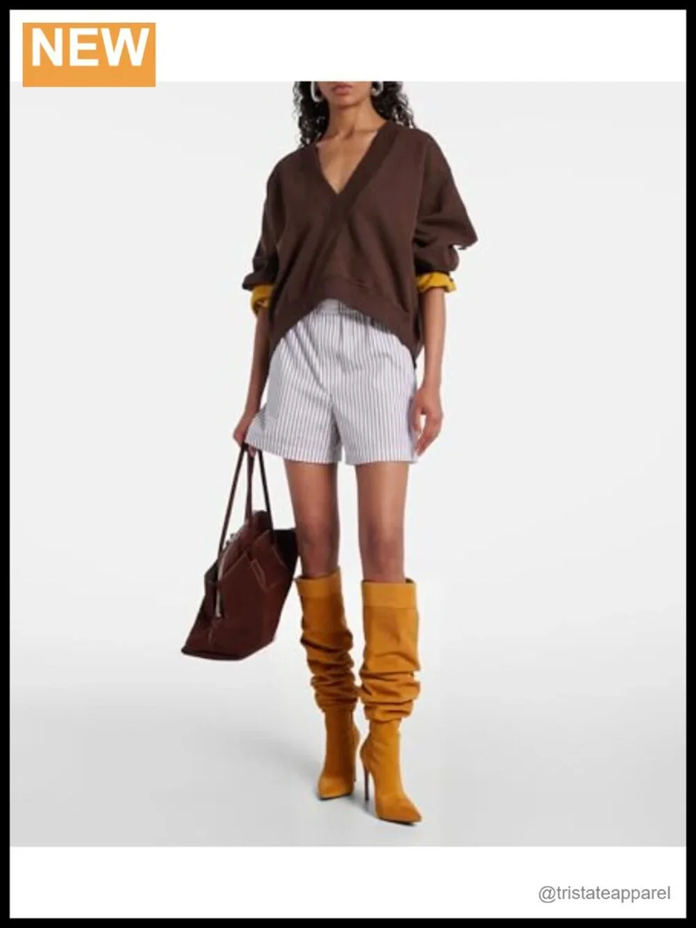 Slouchy Over the Knee Boots Denim Pointed Toe Stiletto Heel Thigh High Pleated